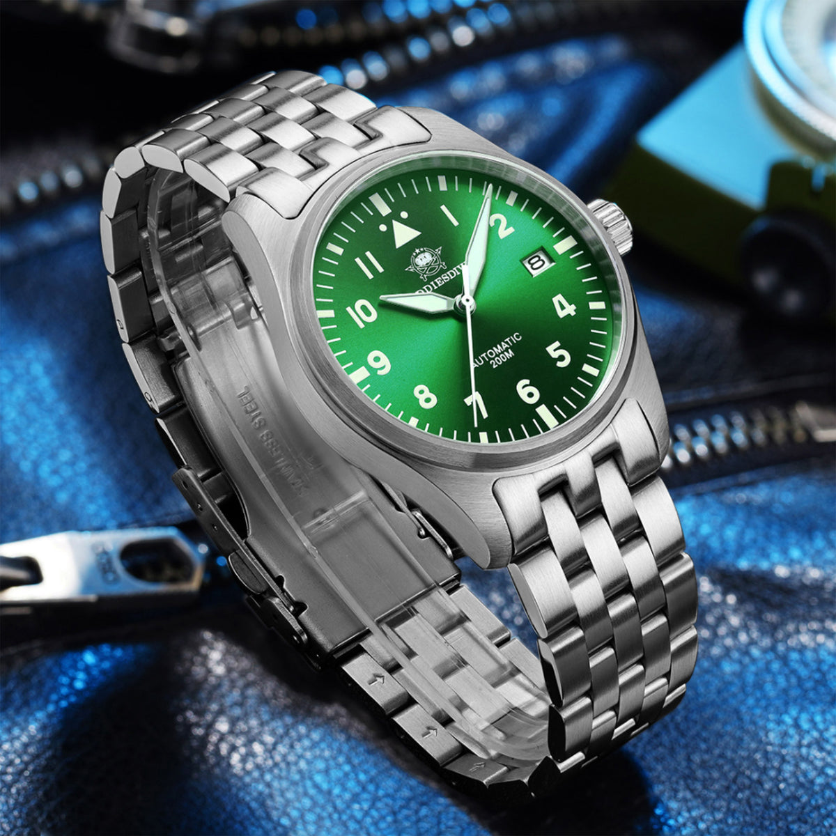 ★Magazzino italiano★ADDIESDIVE® Orologio automatico da uomo elegante da 39 mm con movimento NH35A (MY-H2)