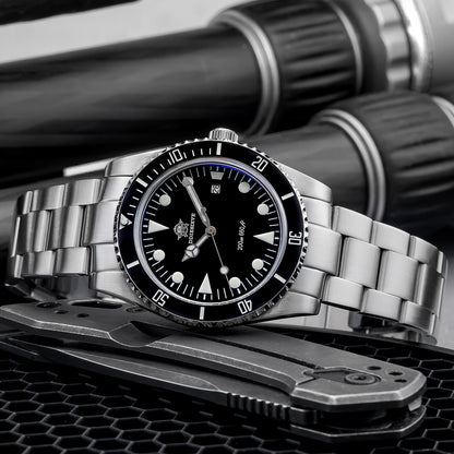 🔥SALDI D'AUTUNNO 🔥 ADDIESDIVE Orologio al Quarzo da 39 mm con Lunetta Girevole Bidirezionale AD2068