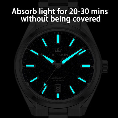 🔥SALDI D'AUTUNNO 🔥 Orologio automatico di lusso AddiesKIN K010 da 40 mm con quadrante in pietra naturale e movimento Miyota 9015
