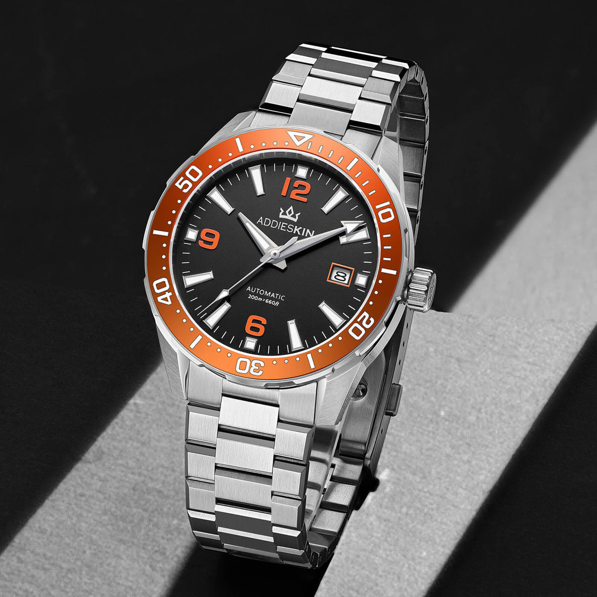 AddiesKIN Orologio da uomo di lusso 40 mm con movimento Miyota 9015 – Modello K009