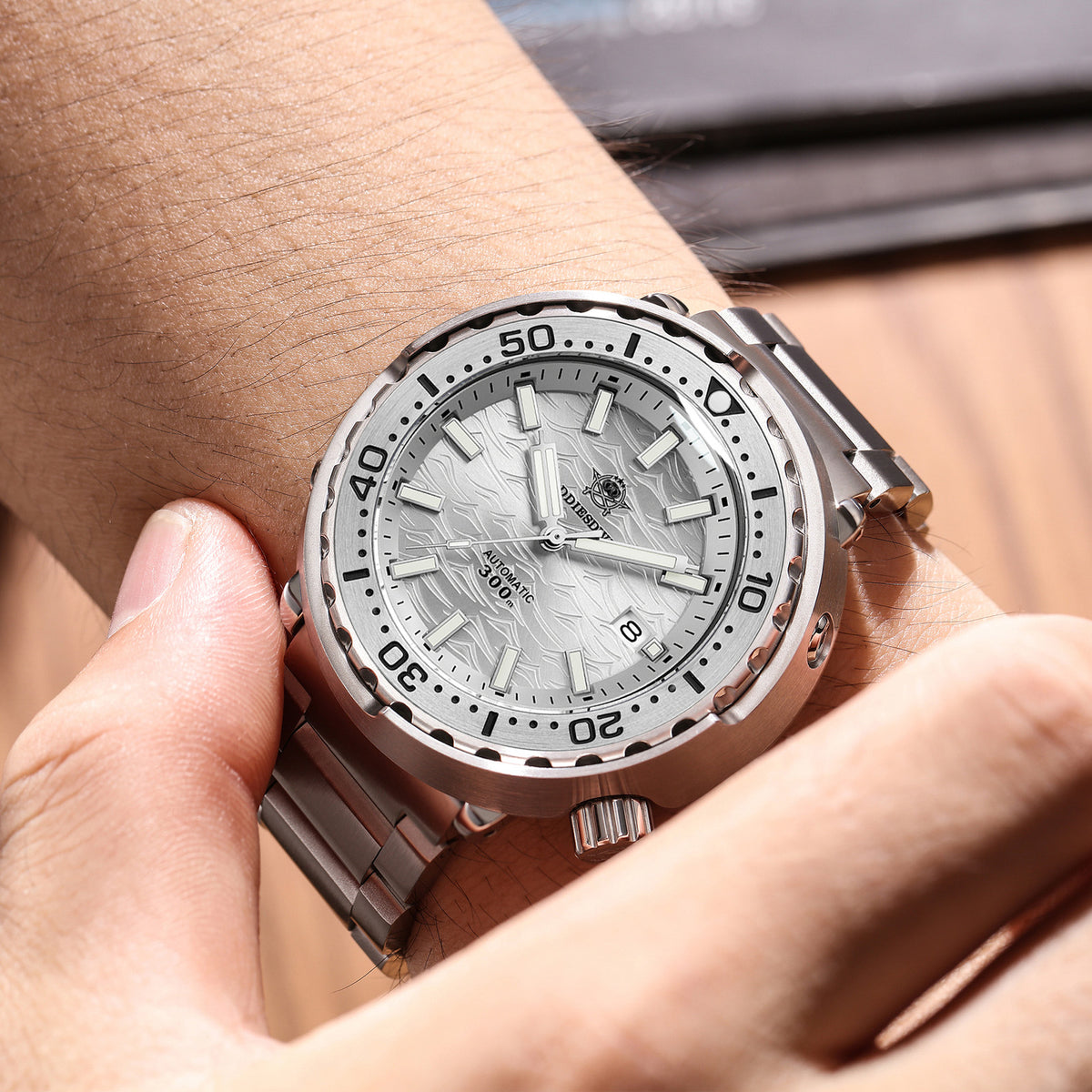 ★Speciale Capodanno★ Orologio automatico Addiesdive con cinturino in acciaio inossidabile, AD2098