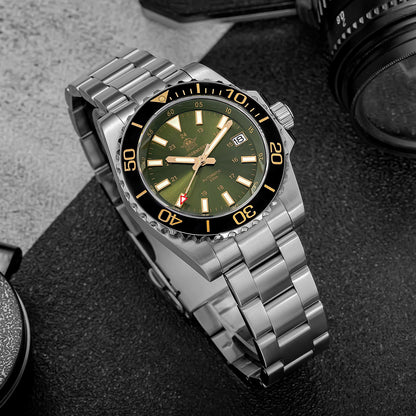 ★Saldi Anniversario★Orologio subacqueo automatico da uomo ADDIESDIVE con vetro zaffiro sintetico AD2504