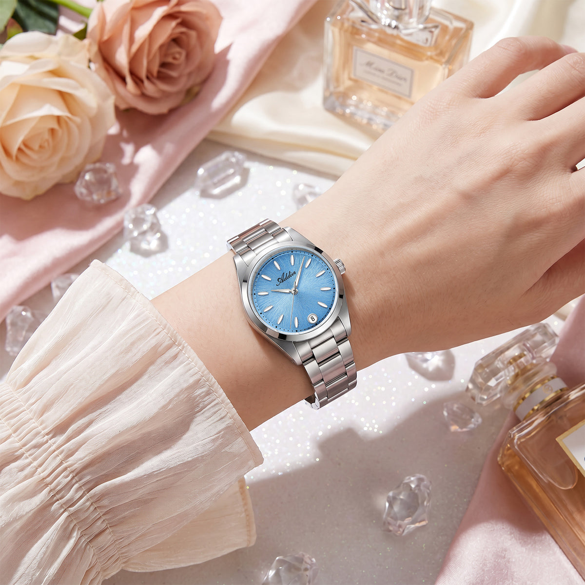 🔥SALDI D'AUTUNNO 🔥 Orologio da donna di lusso al quarzo Addies da 31 mm AW25907