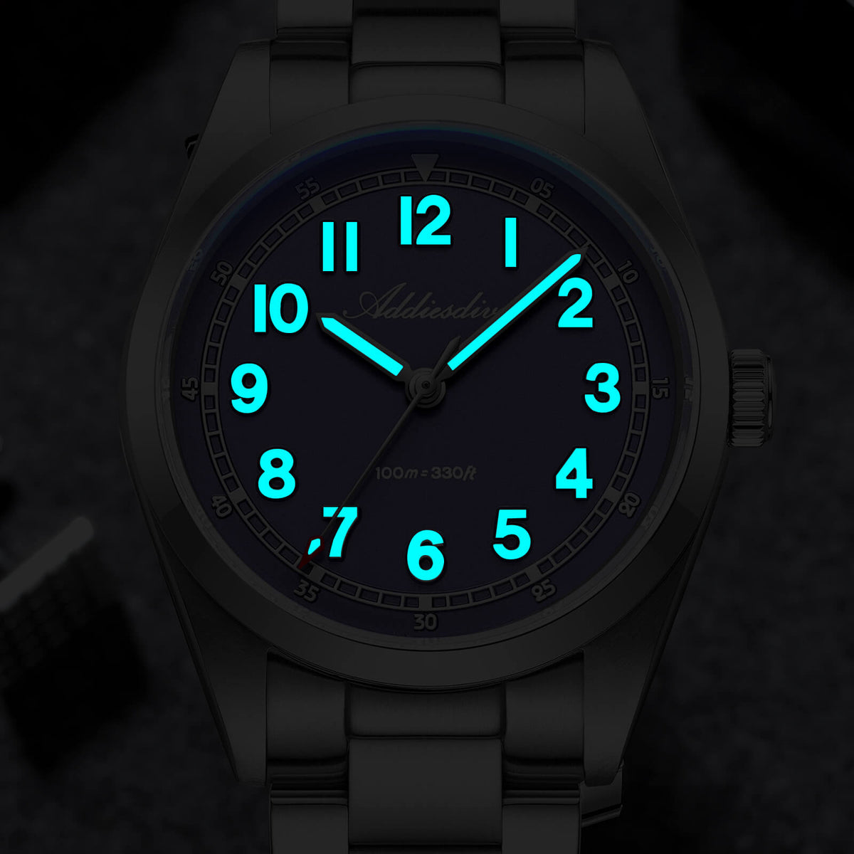 Orologio al quarzo ADDIESDIVE da 36 mm con movimento Super 2035 AD2521