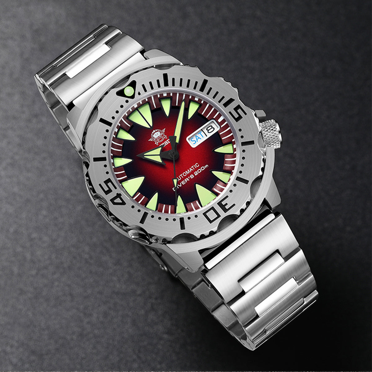 🔥SALDI D'AUTUNNO 🔥 Orologi automatici da sub ADDIESDIVE® Monster da uomo (AD2103)