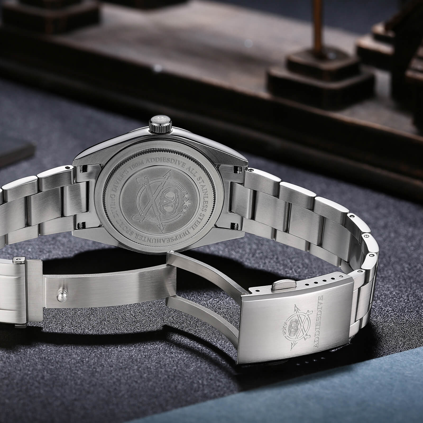 🔥Saldi Anniversario 🔥Orologio al quarzo ADDIESDIVE da 36 mm con movimento VH31 AD2030