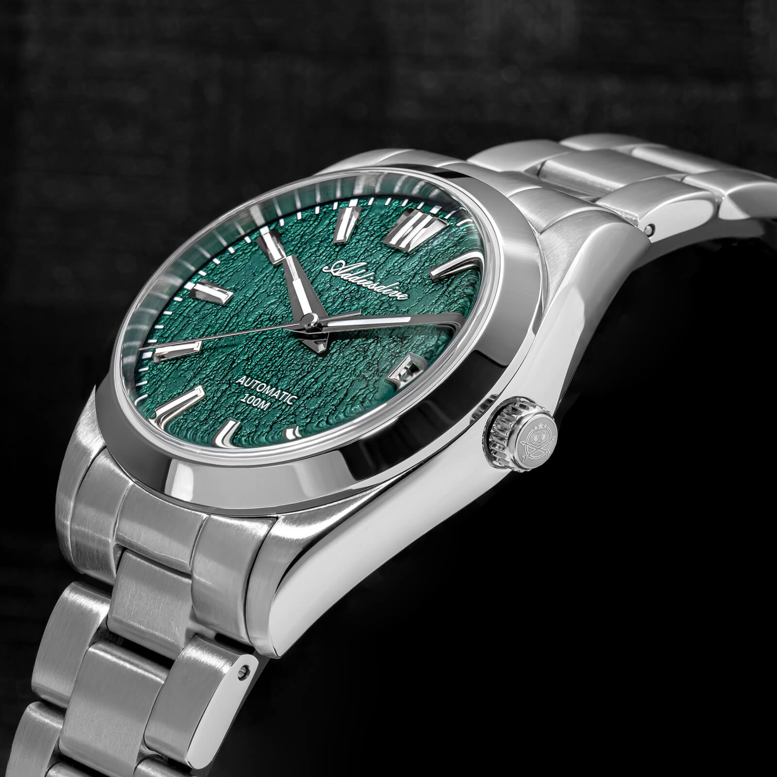 ADDIESDIVE 39mm Orologio Automatico NH35 con Quadrante 3D Bark Texture da AD2075
