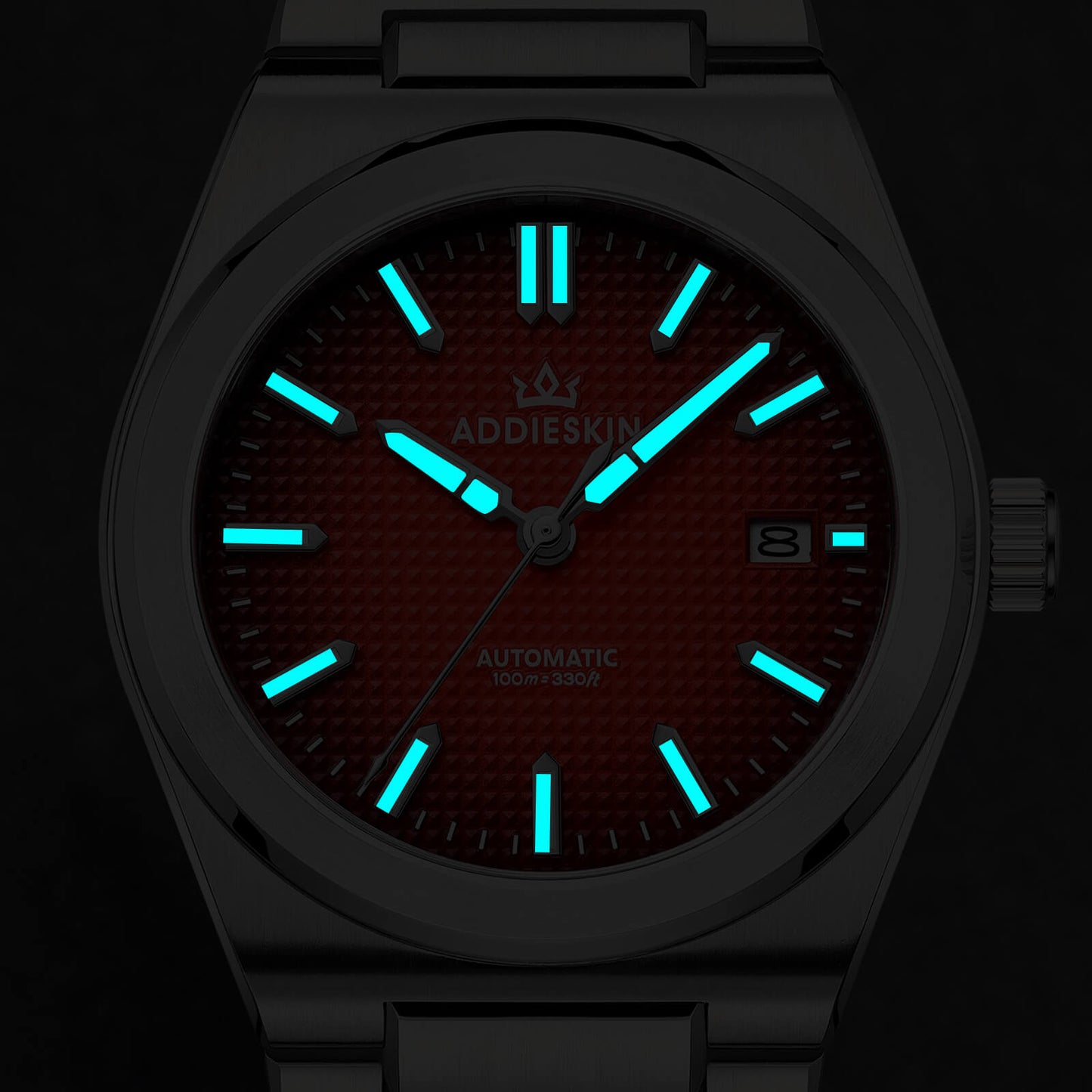 Orologio da uomo ADDIESKIN K004 "Waffle Elegance" automatico 9015
