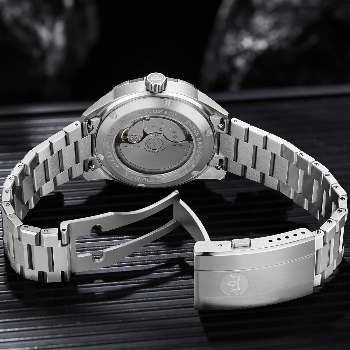 AddiesKIN Orologio da uomo di lusso 40 mm con movimento Miyota 9015 – Modello K009