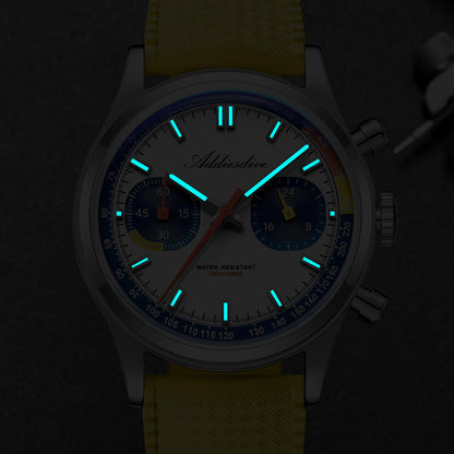 ★Saldi Anniversario★Orologio cronografo ADDIESDIVE VK64 da 38 mm ispirato alle corse AD2529