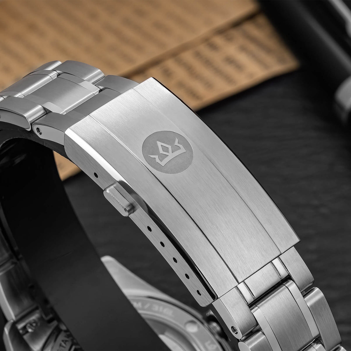 🔥SALDI D'AUTUNNO 🔥 Orologio automatico AddiesKIN K011 da 38 mm con quadrante a motivo "lingotto" e movimento 9015