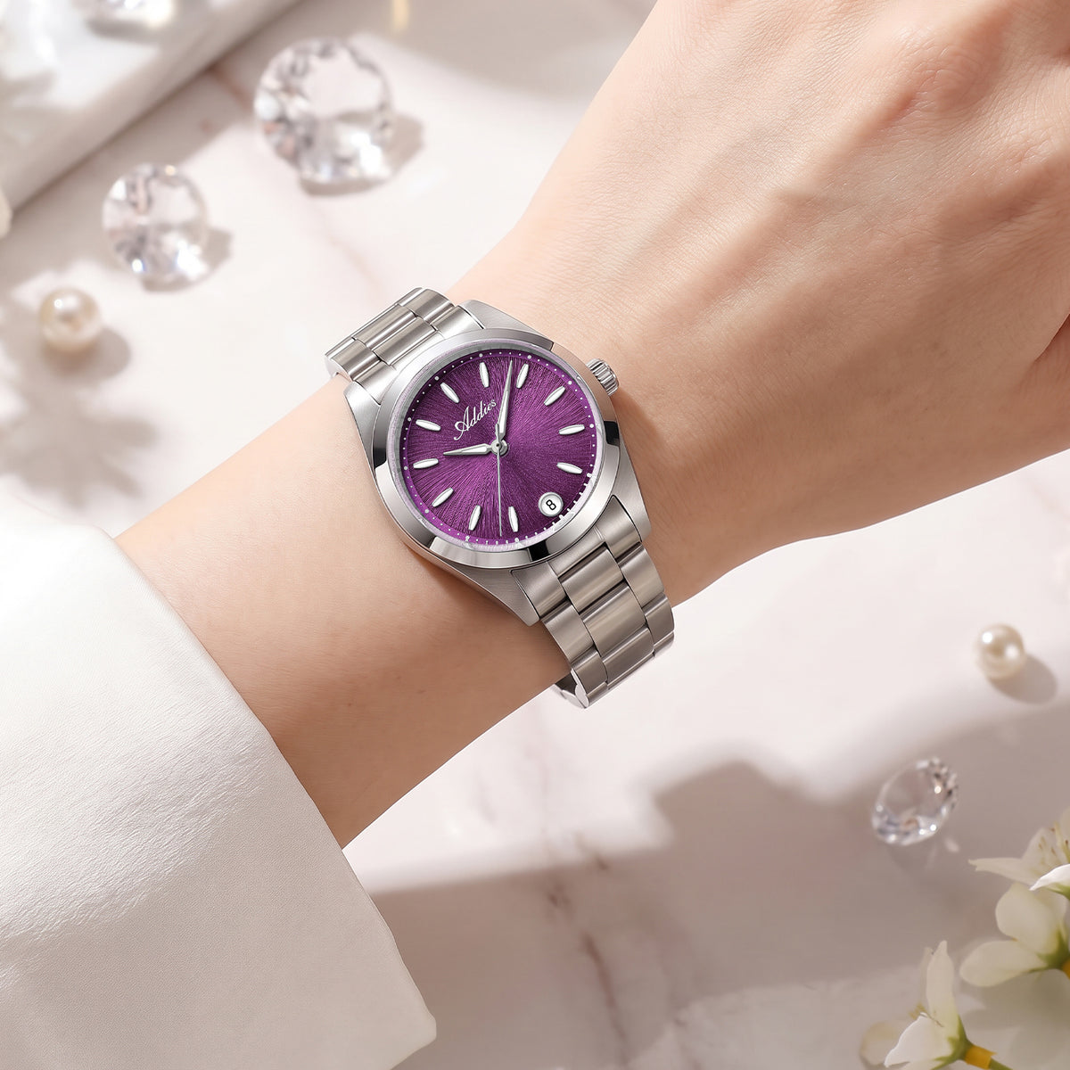 🔥SALDI D'AUTUNNO 🔥 Orologio da donna di lusso al quarzo Addies da 31 mm AW25907