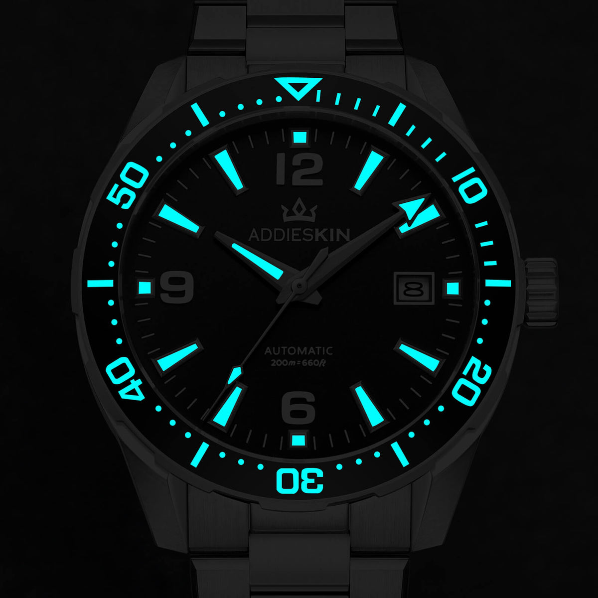 AddiesKIN Orologio da uomo di lusso 40 mm con movimento Miyota 9015 – Modello K009
