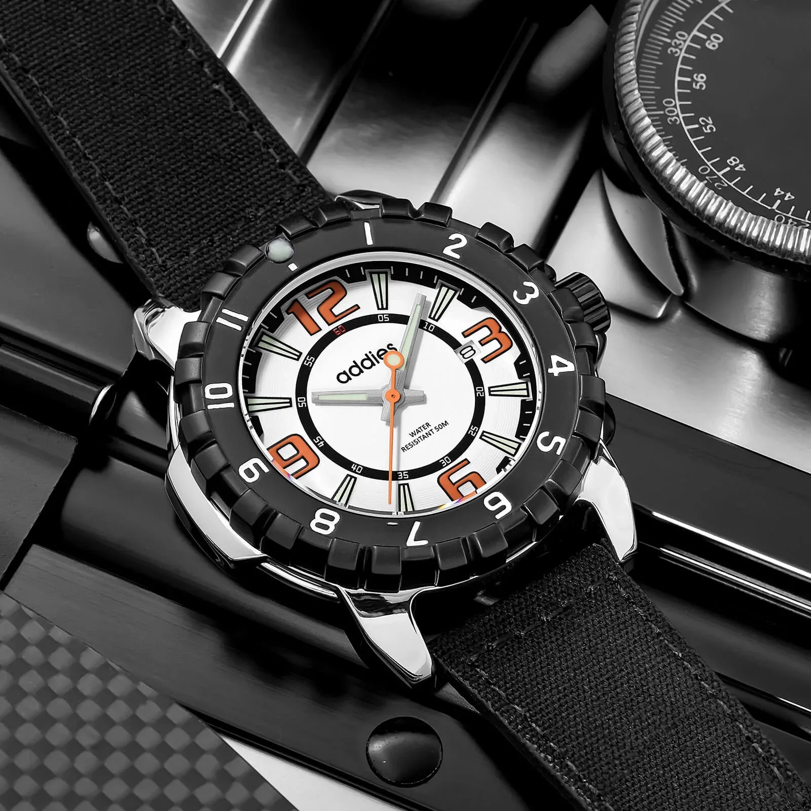ADDIES Orologio Sportivo al Quarzo MY-057, Impermeabile Fino a 50 m