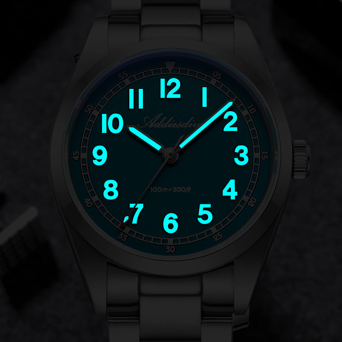 Orologio al quarzo ADDIESDIVE da 36 mm con movimento Super 2035 AD2521