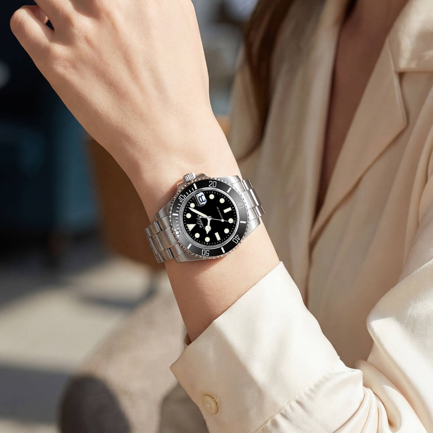 Addies Orologio al quarzo Luxury in acciaio inossidabile AW25902