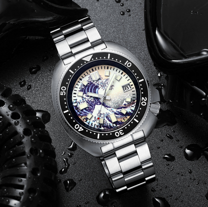 Orologio subacqueo ADDIESIVE con vetro zaffiro sintetico e quadrante luminoso 200M H8-Surf