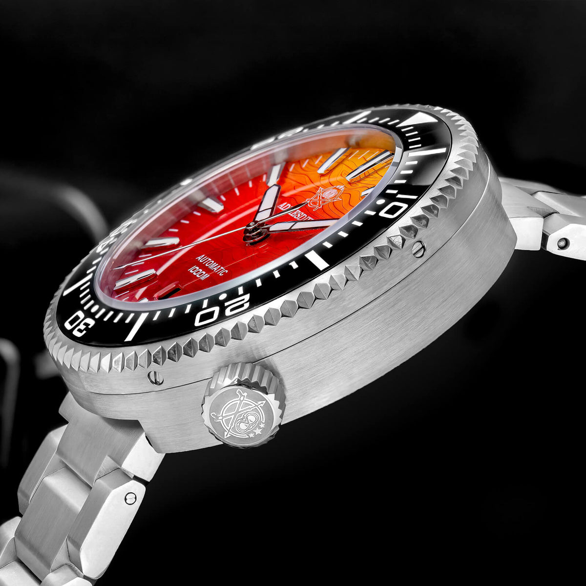 ★Saldi Anniversario★Orologio subacqueo Addiesdive da 46 mm in stile hockey, movimento automatico giapponese AD2526