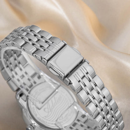 Orologio da donna di lusso Addies, al quarzo, in acciaio inossidabile, 31 mm – AW25904