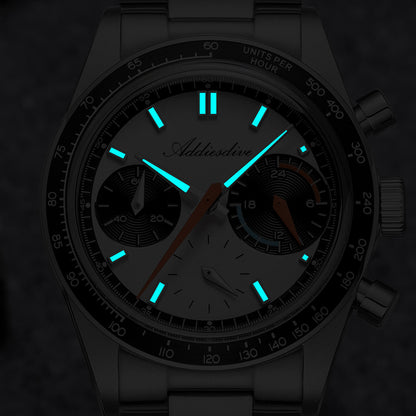 🔥SALDI D'AUTUNNO 🔥 Orologio cronografo al quarzo ADDIESDIVE 37 mm VK63 da corsa AD2539