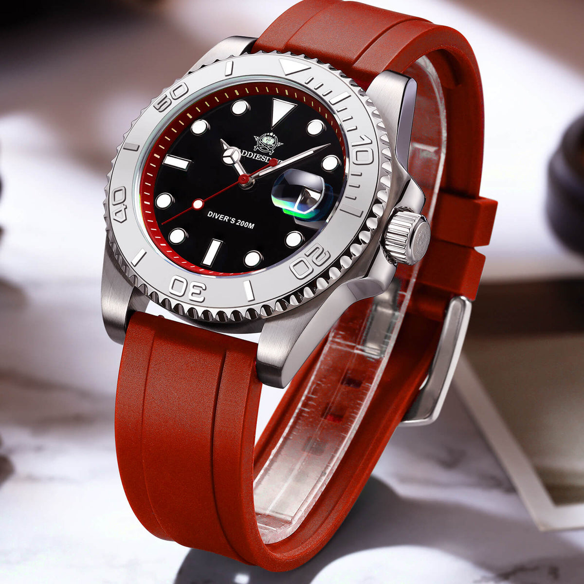 ★Saldi Anniversario★ADDIESDIVE Orologio Sportivo al Quarzo da 41 mm Impermeabile 200 m (AD2040)