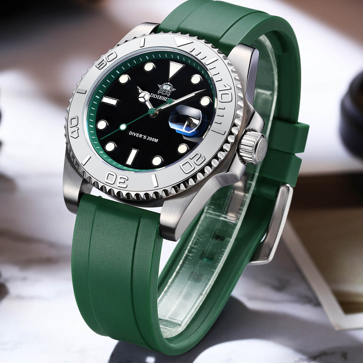 ★Saldi Anniversario★ADDIESDIVE Orologio Sportivo al Quarzo da 41 mm Impermeabile 200 m (AD2040)