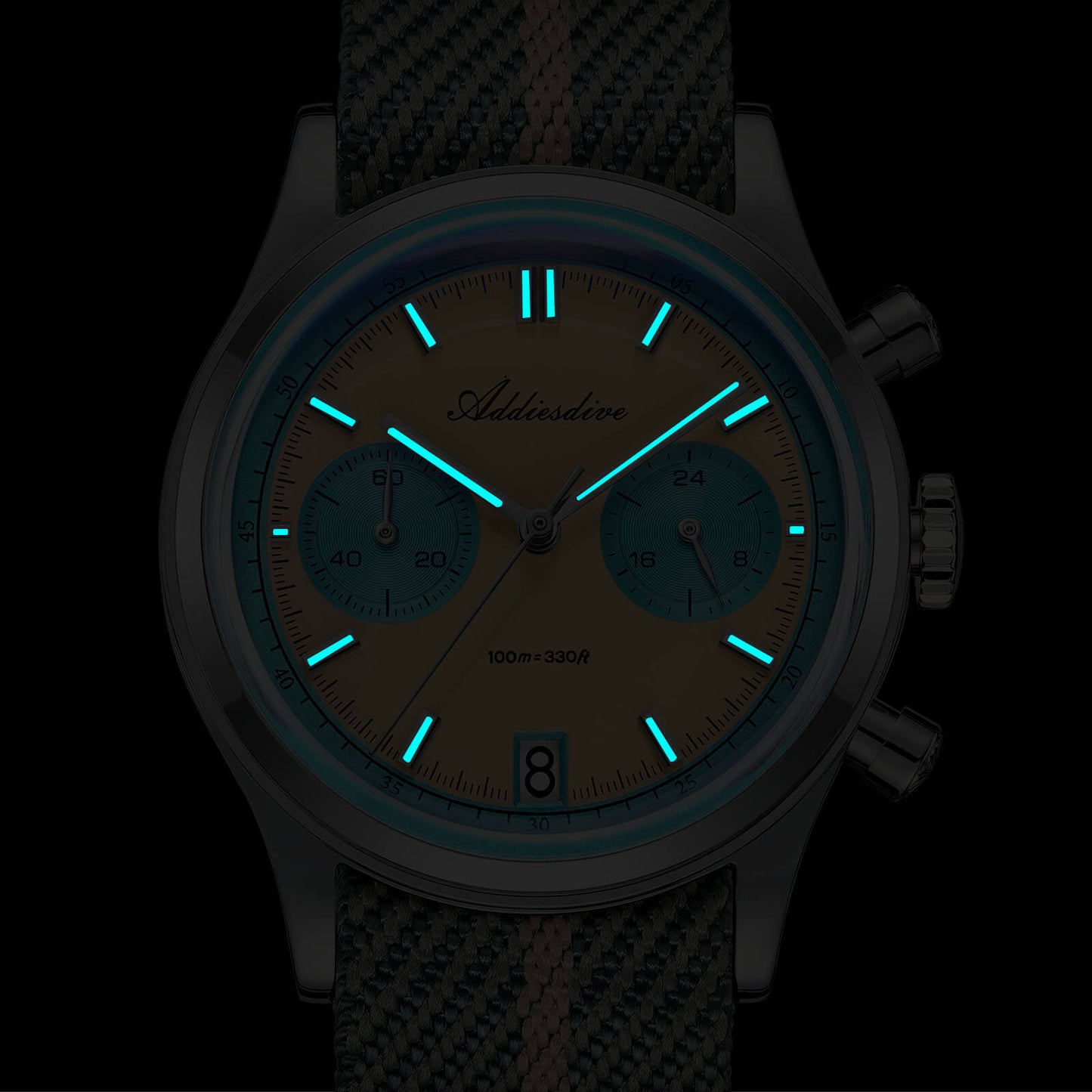 ★Saldi Anniversario★ADDIESDIVE 38mm Orologio cronografo VK64 AD2095