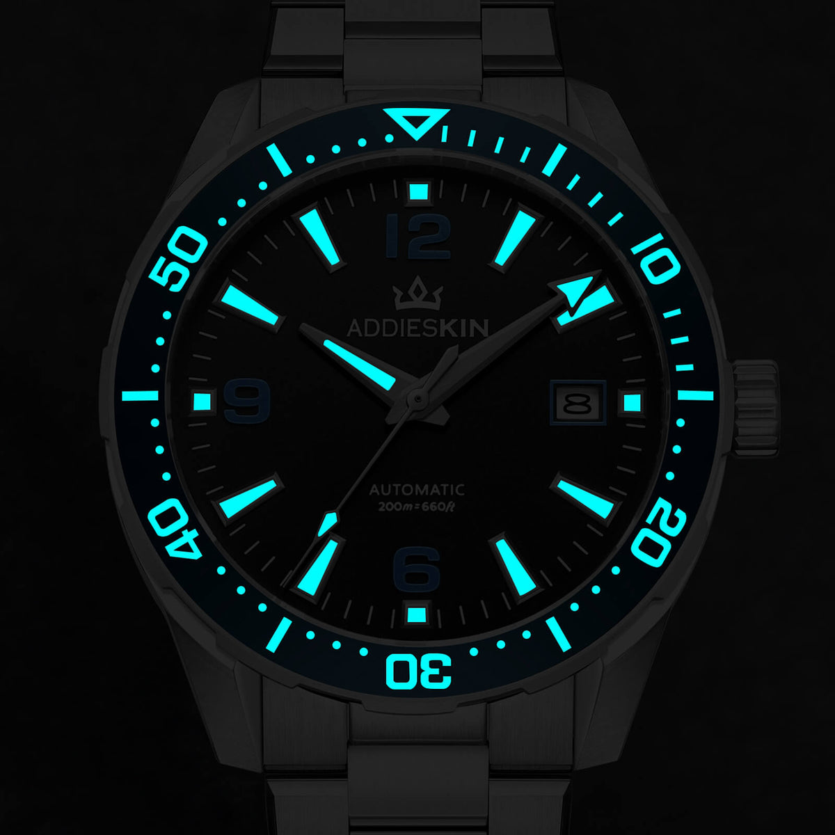 AddiesKIN Orologio da uomo di lusso 40 mm con movimento Miyota 9015 – Modello K009