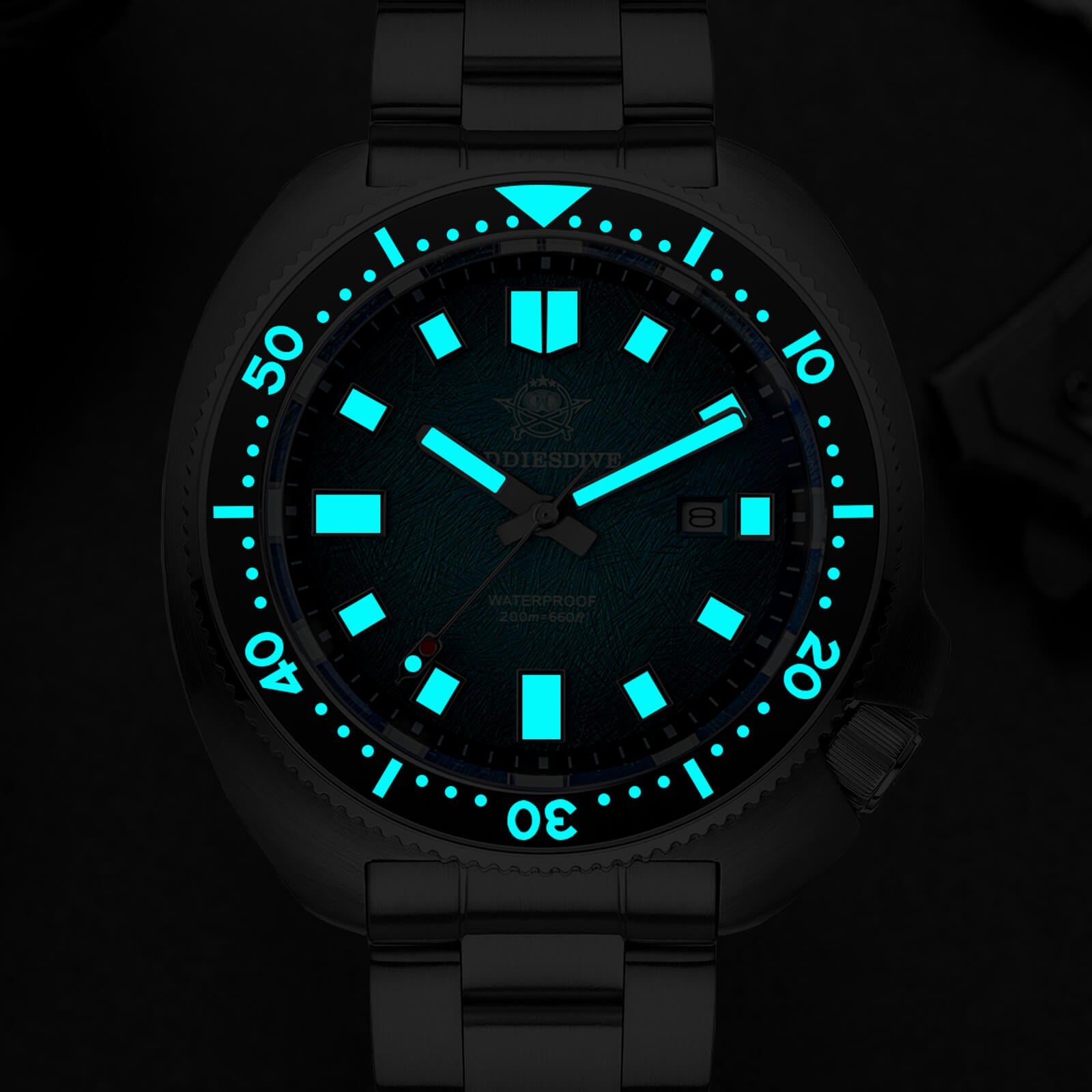 ★Saldi Anniversario★Addiesdive Turtle Orologio subacqueo al quarzo da uomo con cristallo di zaffiro AD2511