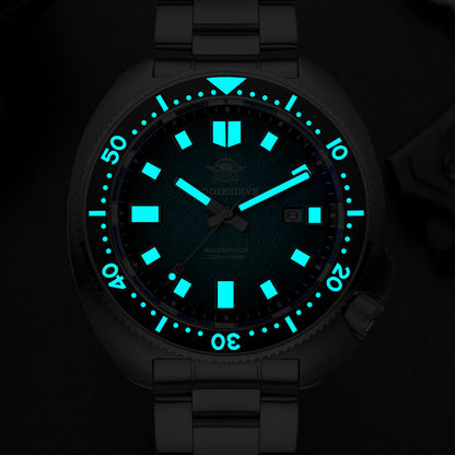 ★Saldi Anniversario★Addiesdive Turtle Orologio subacqueo al quarzo da uomo con cristallo di zaffiro AD2511