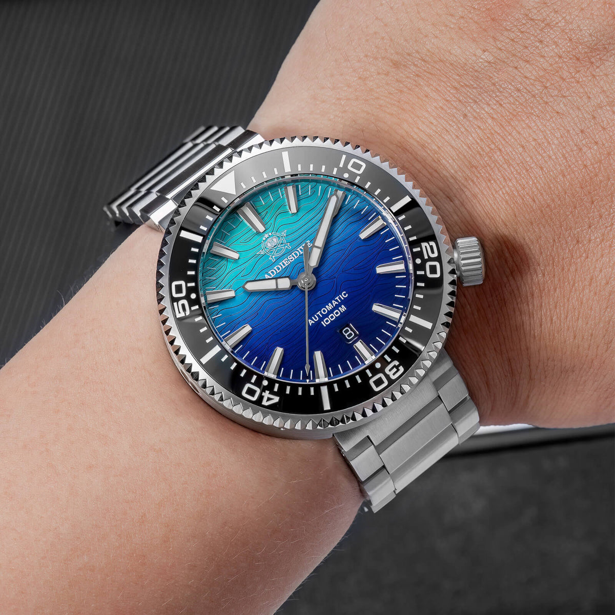 ★Saldi Anniversario★Orologio subacqueo Addiesdive da 46 mm in stile hockey, movimento automatico giapponese AD2526