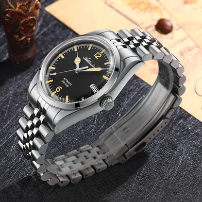 ★Magazzino italiano★Addiesdive Orologio automatico da 39 mm, subacqueo 100 m, NH35 (AD2038)