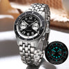 ADDIESDIVE Orologio Cronografo al Quarzo con Quadrante Panda da 41 mm VK64 (AD2034)