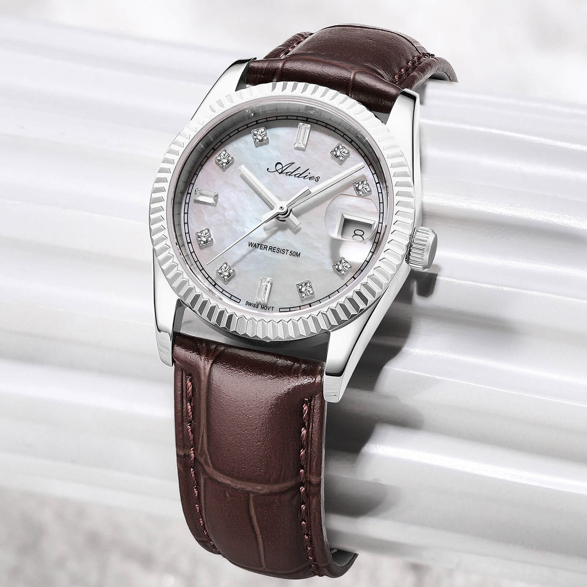 ★Nuovi Arrivi★Orologio da donna Addies da 28 mm con movimento al quarzo di lusso, modello AW25905