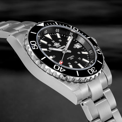 ★Saldi Anniversario★Orologio subacqueo automatico da uomo ADDIESDIVE con vetro zaffiro sintetico AD2504