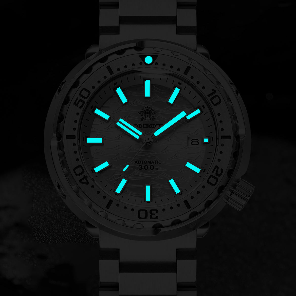★Speciale Capodanno★ Orologio automatico Addiesdive con cinturino in acciaio inossidabile, AD2098