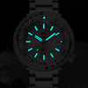 ★Ottimo affare★ Orologio automatico Addiesdive con cinturino in acciaio inossidabile, AD2098