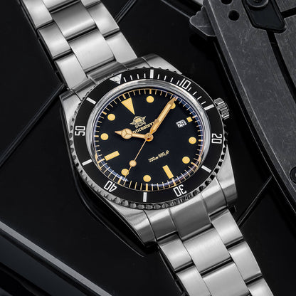 ADDIESDIVE Orologio al Quarzo da 39 mm con Lunetta Girevole Bidirezionale AD2072
