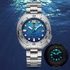 ADDIESDIVE Orologio subacqueo con quadrante 3D con tartaruga di mare profondo （AD2045）