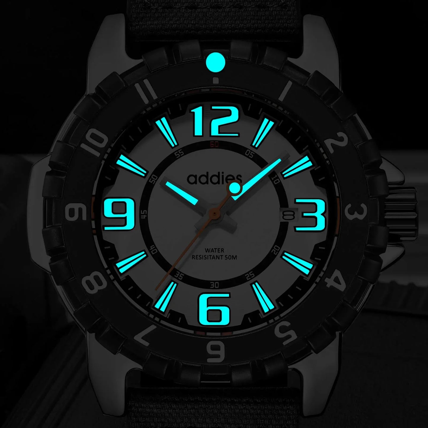 ADDIES Orologio Sportivo al Quarzo MY-057, Impermeabile Fino a 50 m