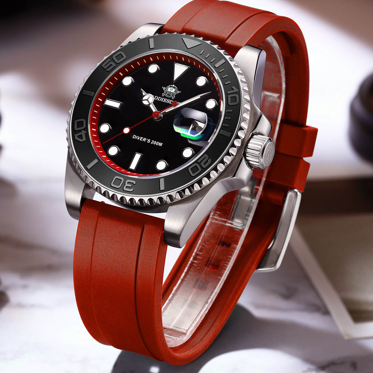 ★Saldi Anniversario★ADDIESDIVE Orologio Sportivo al Quarzo da 41 mm Impermeabile 200 m (AD2040)
