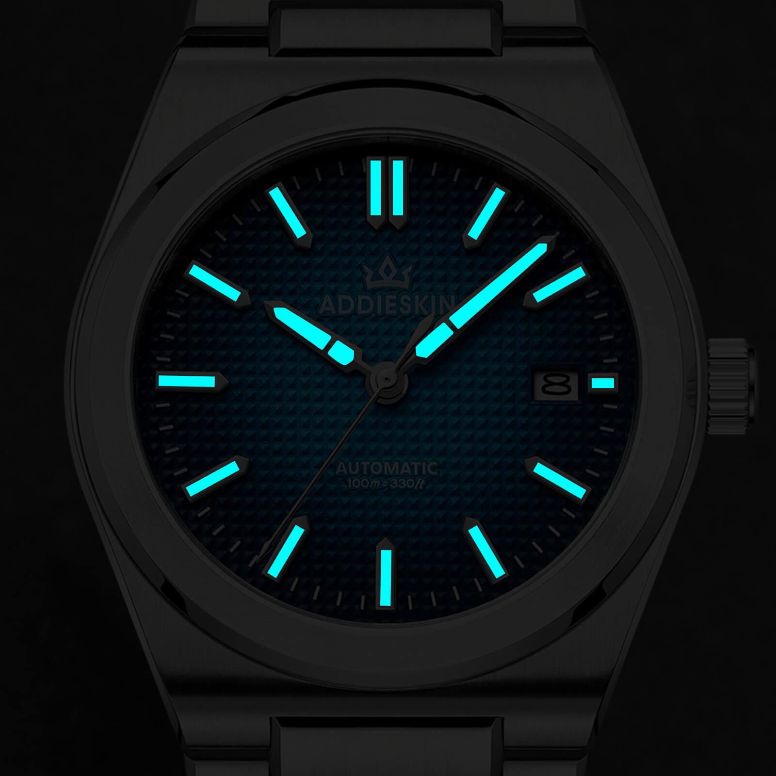 Orologio da uomo ADDIESKIN K004 "Waffle Elegance" automatico 9015