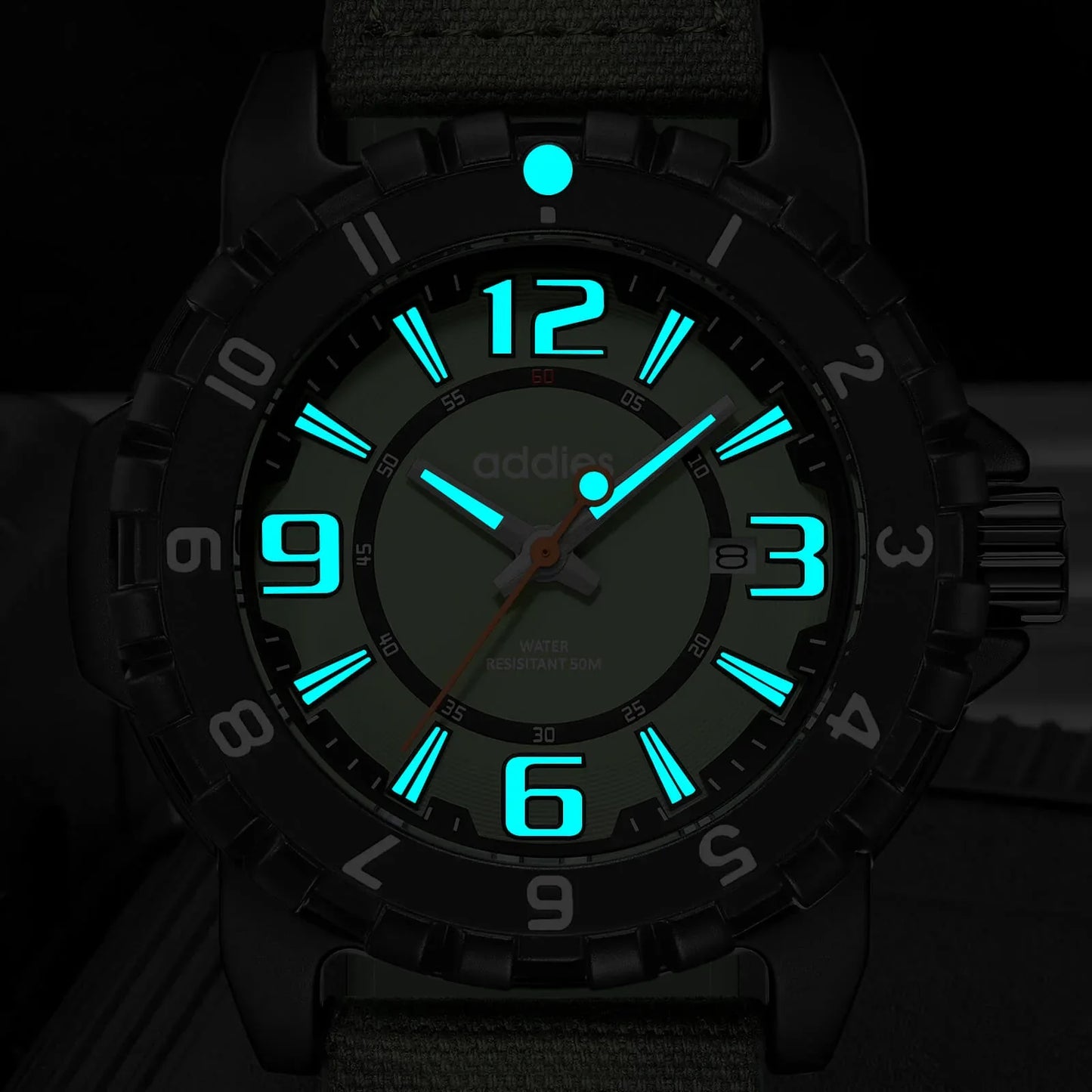 ADDIES Orologio Sportivo al Quarzo MY-057, Impermeabile Fino a 50 m