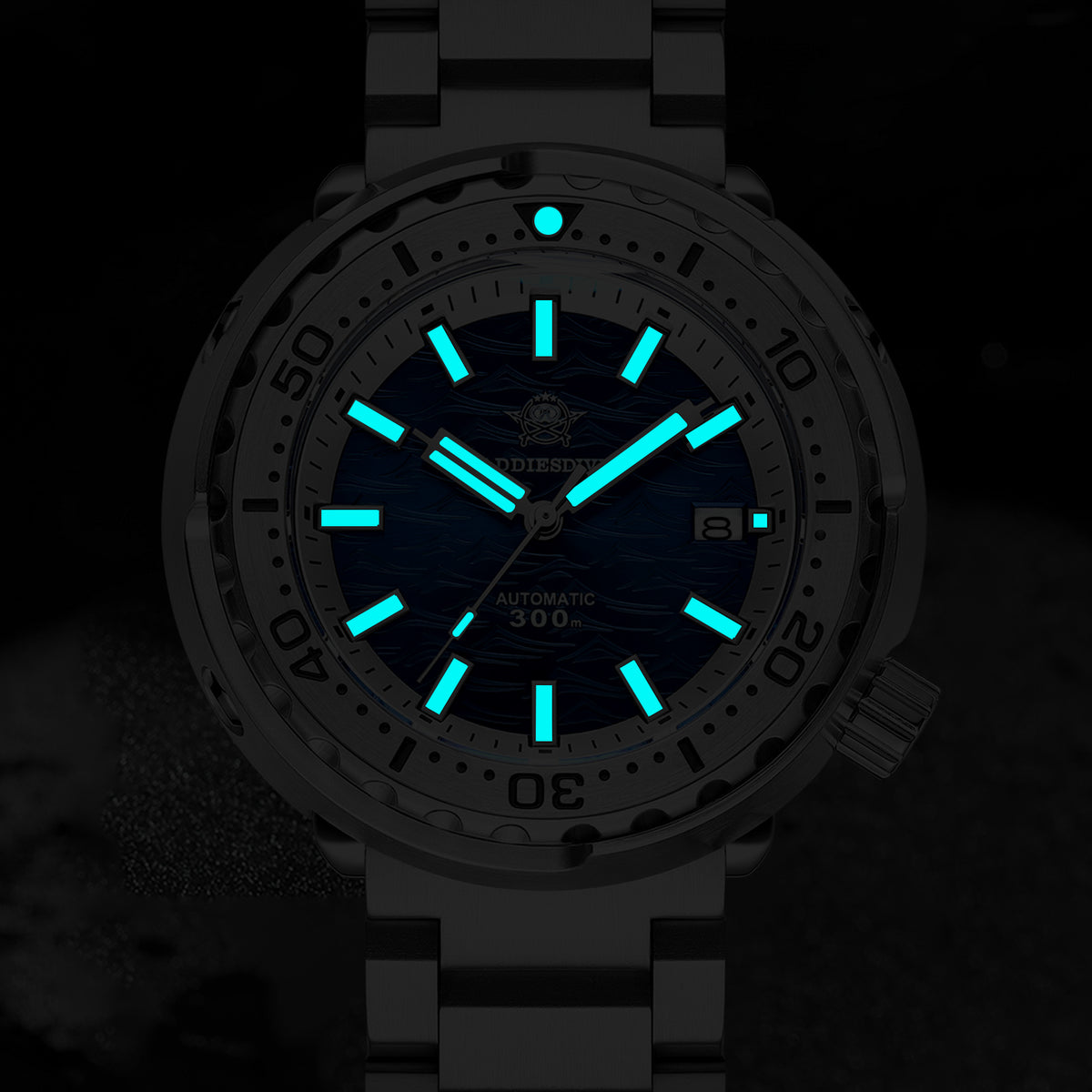 ★Speciale Capodanno★ Orologio automatico Addiesdive con cinturino in acciaio inossidabile, AD2098