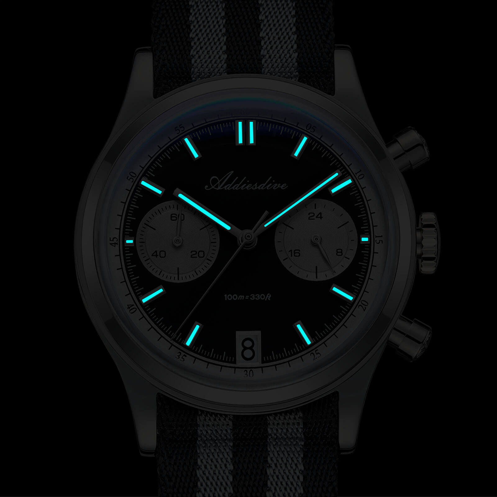 ★Saldi Anniversario★ADDIESDIVE 38mm Orologio cronografo VK64 AD2095
