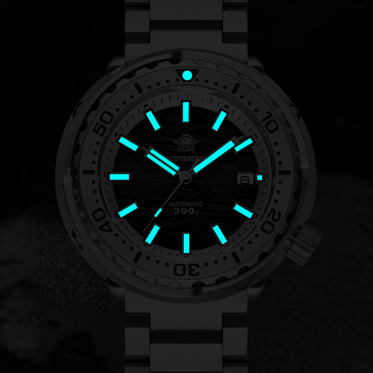 ★Speciale Capodanno★ Orologio automatico Addiesdive con cinturino in acciaio inossidabile, AD2098