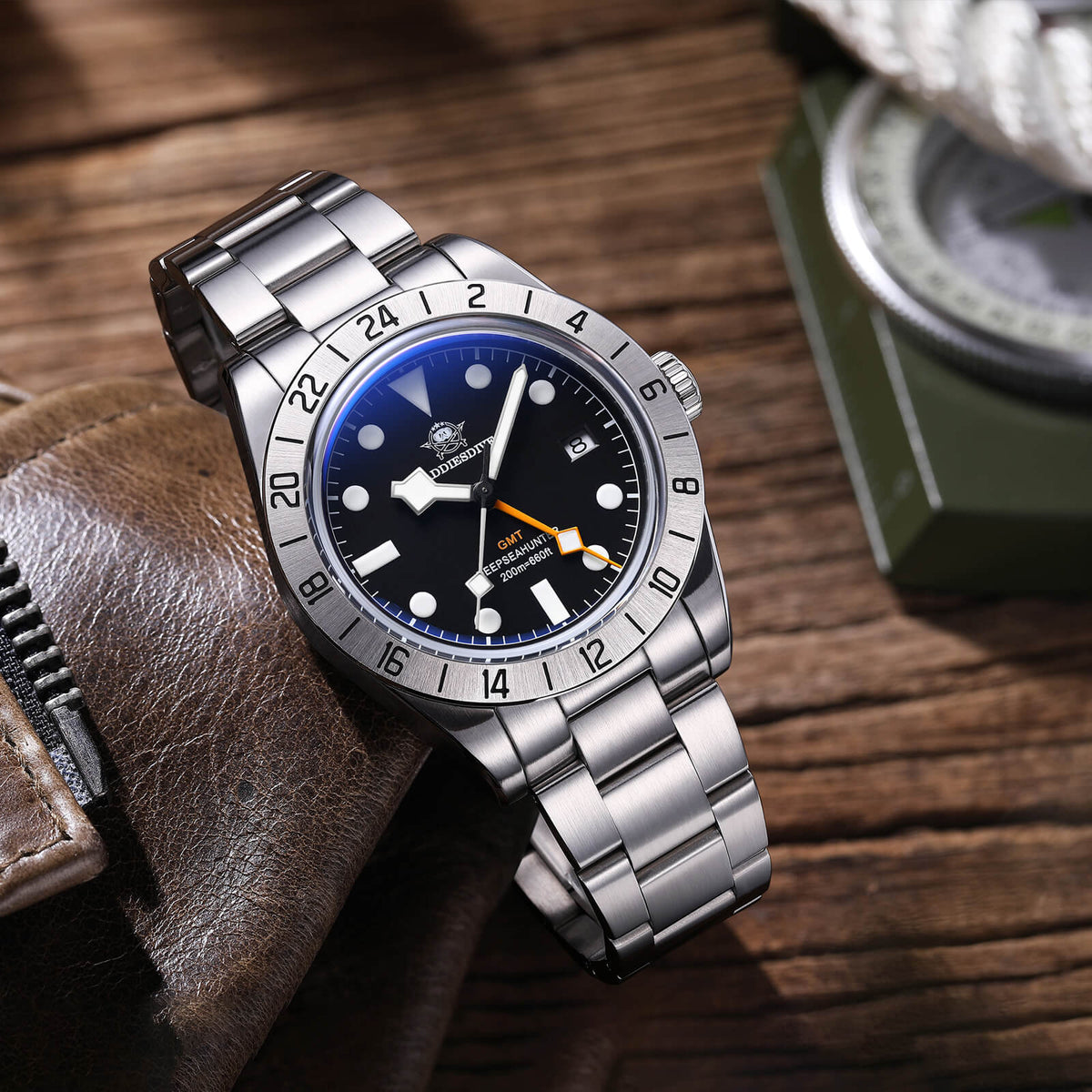 ★Speciale Capodanno★Orologio al quarzo ADDIESDIVE 39mm BB GMT con movimento RONDA515 (AD2035/AD2036)