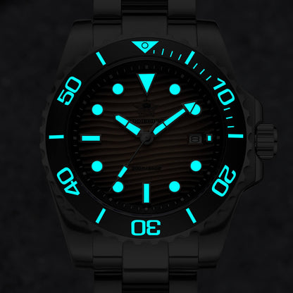 🔥SALDI D'AUTUNNO 🔥Orologio subacqueo al quarzo Addiesdive da 41 mm con quadrante a trama "deserto" AD2537