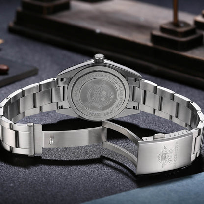 Orologio ADDIESDIVE 36mm AD2556 Automatico Stile Explorer con Movimento ST2130 e Vetro Zaffiro Bombato