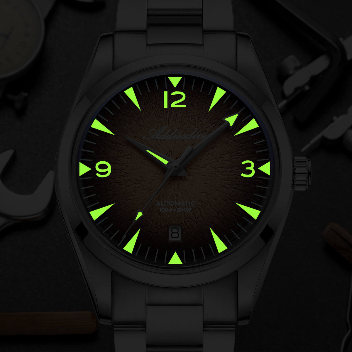Orologio automatico da uomo Addiesdive Ocean Breath, AD2508